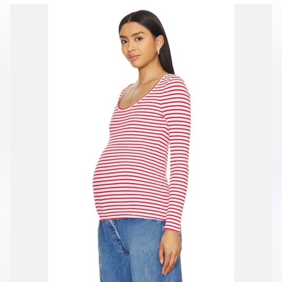 Hatch Emilia fitted Ribbed top, maternity, size 2 (Medium) - Picture 5 of 6